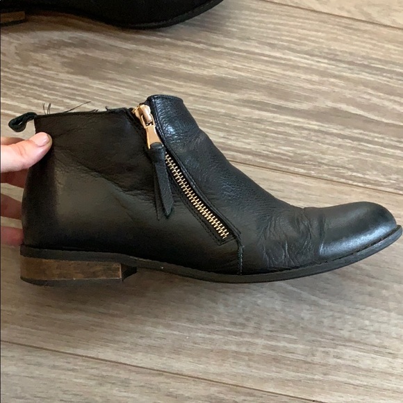 Justin Reece UK Made Black Ankle Booties Sz 39 - Picture 4 of 5